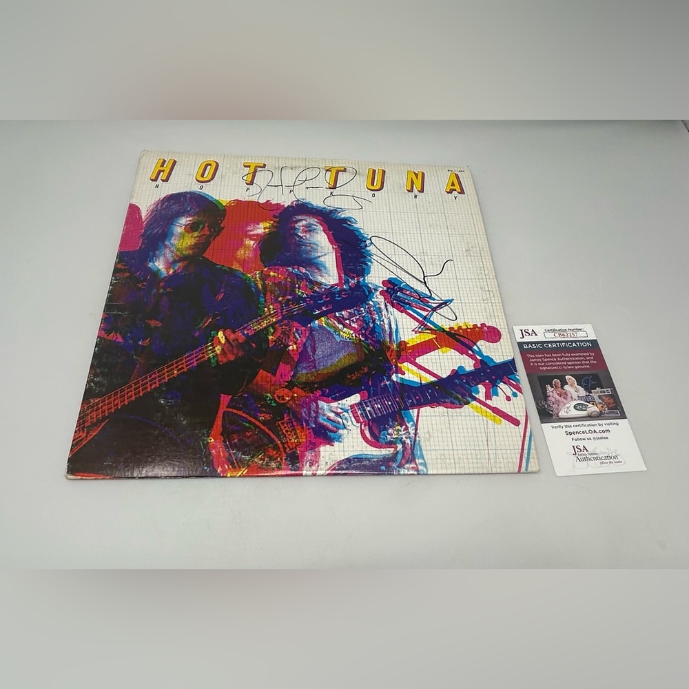 Hot Tuna signed Hoppkorv Album JSA COA